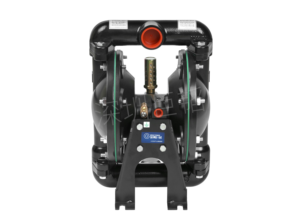 概述氣動隔膜泵的工作原理(圖1) 概述氣動隔膜泵的工作原理(圖1)